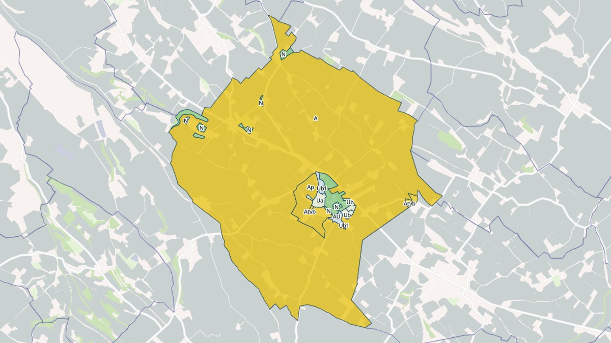 Aperçu cartographique de Saint-Julia, centré sur la commune