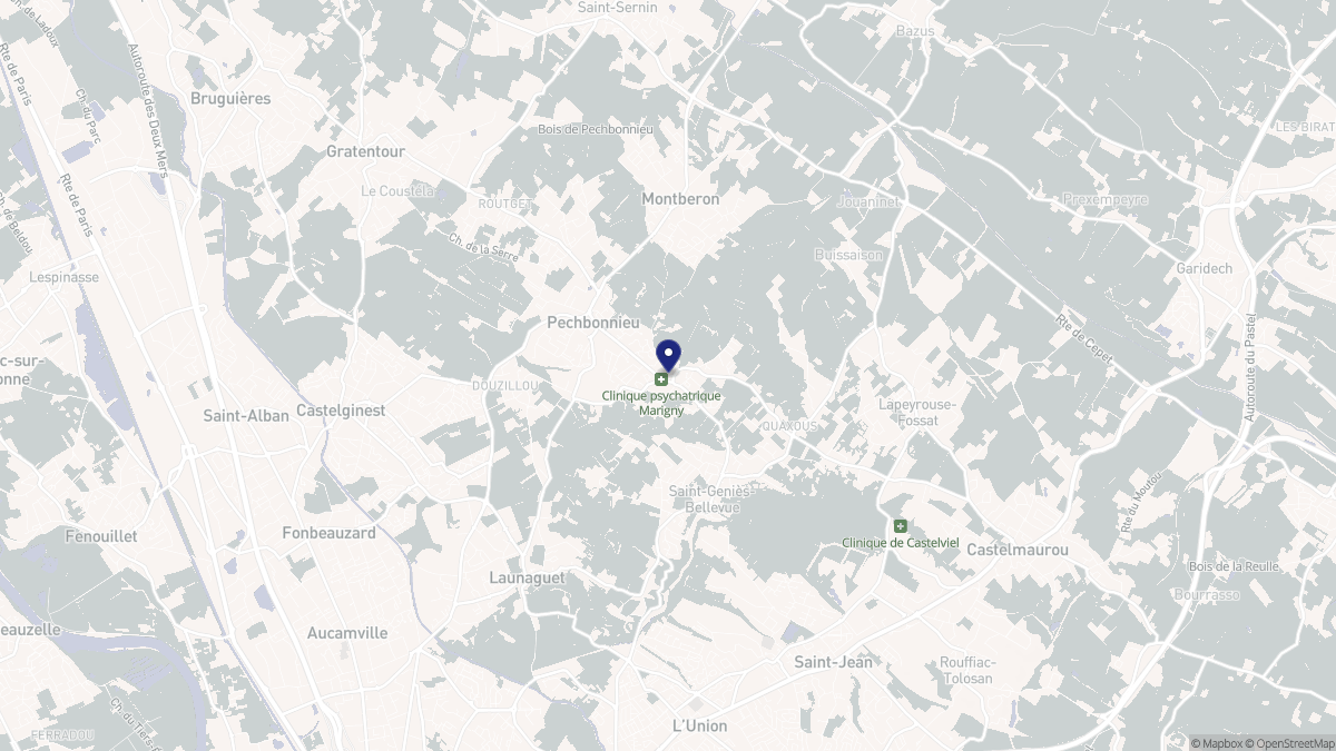 Aperçu cartographique de Saint-Loup-Cammas, centré sur la commune