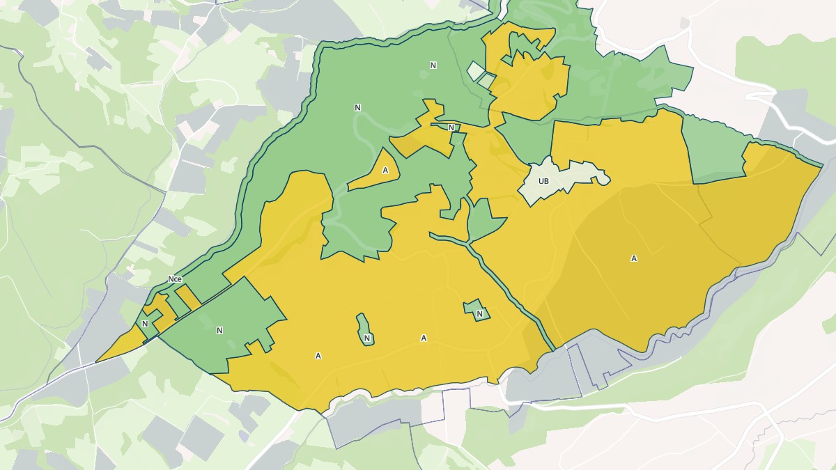 Aperçu cartographique de Saint-Loup-en-Comminges, centré sur la commune