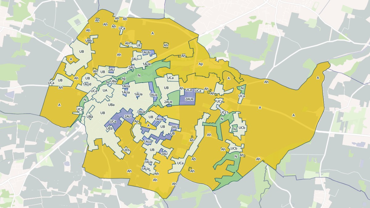 Aperçu cartographique de Saint-Lys, centré sur la commune