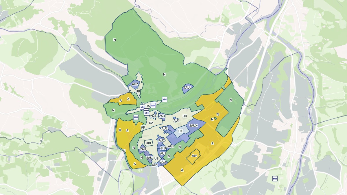 Aperçu cartographique de Saint-Martory, centré sur la commune