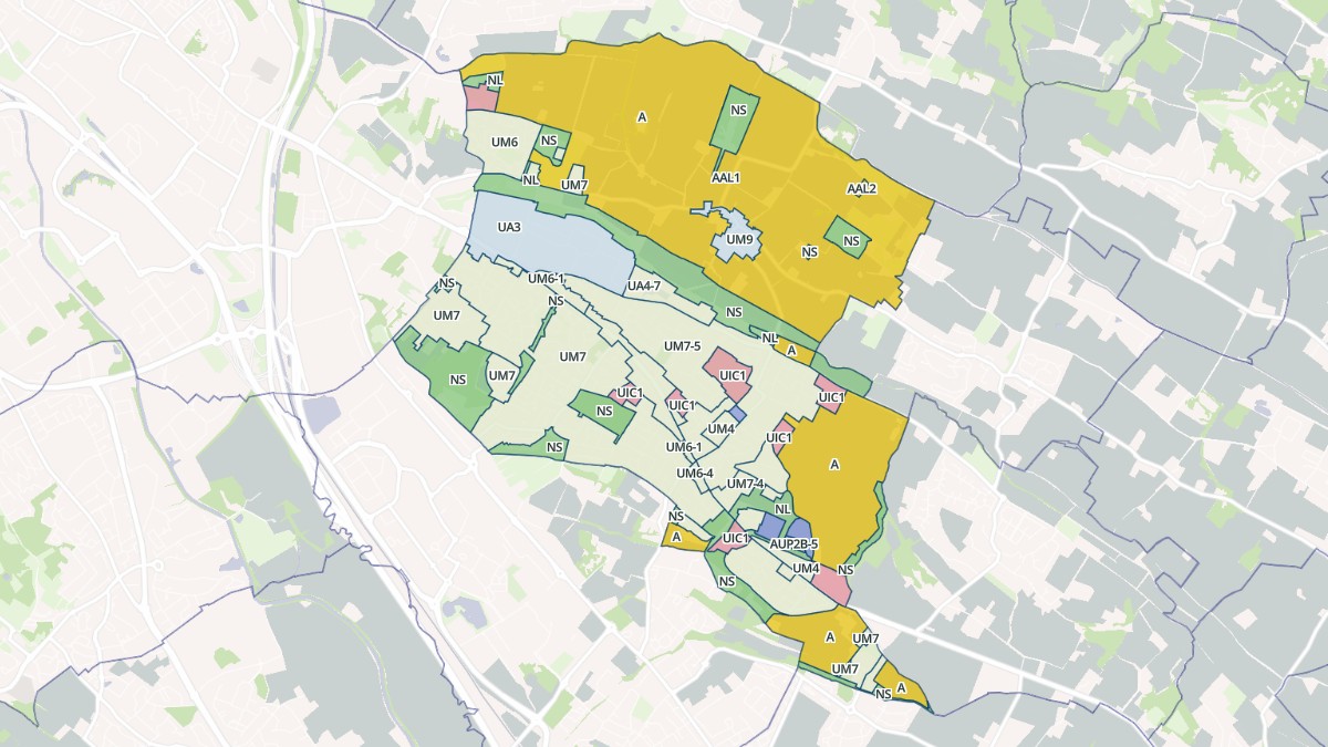 Aperçu cartographique de Saint-Orens-de-Gameville, centré sur la commune