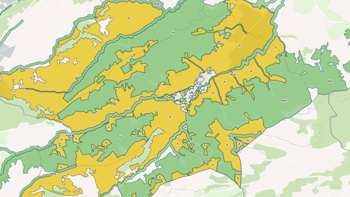 Aperçu cartographique de Saint-Plancard, centré sur la commune