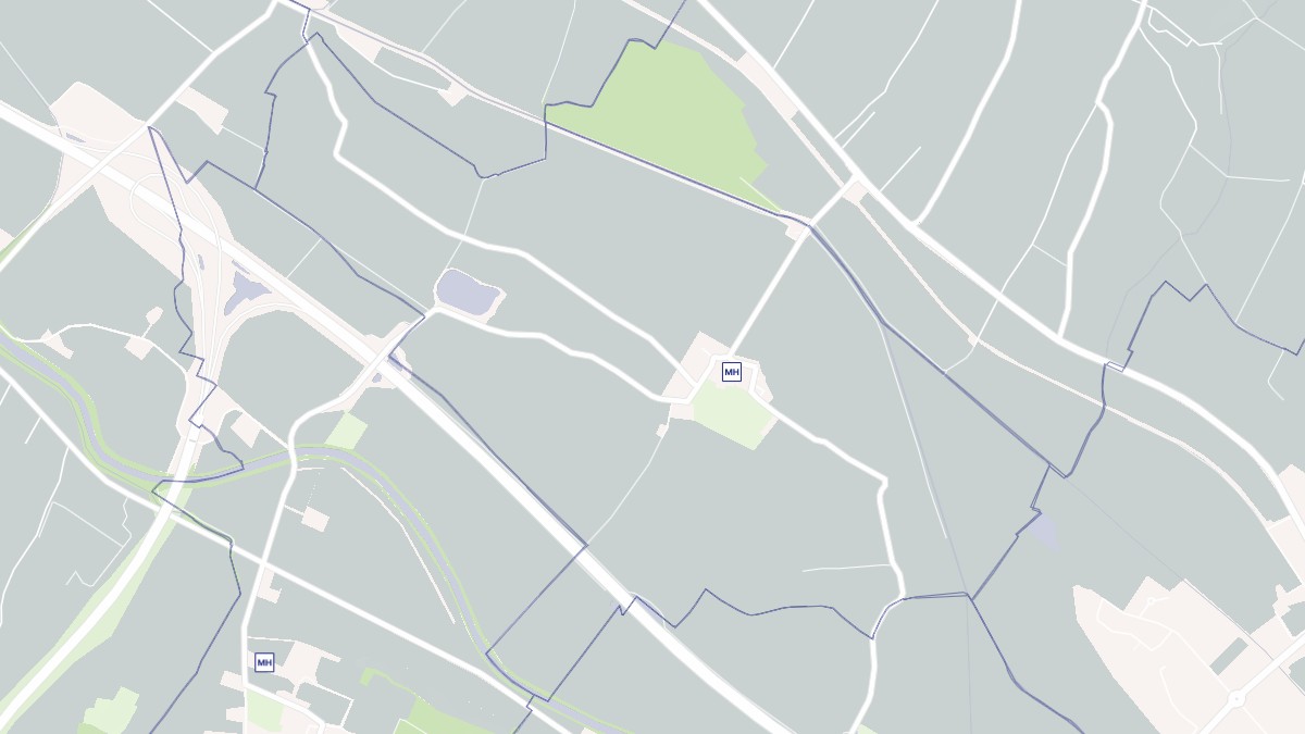 Aperçu cartographique de Saint-Rome, centré sur la commune