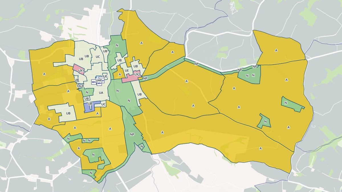 Aperçu cartographique de Saint-Sulpice-sur-Lèze, centré sur la commune