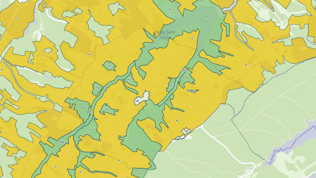 Aperçu cartographique de Salherm, centré sur la commune