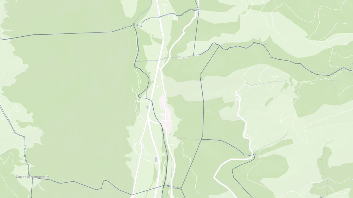 Aperçu cartographique de Salles-et-Pratviel, centré sur la commune