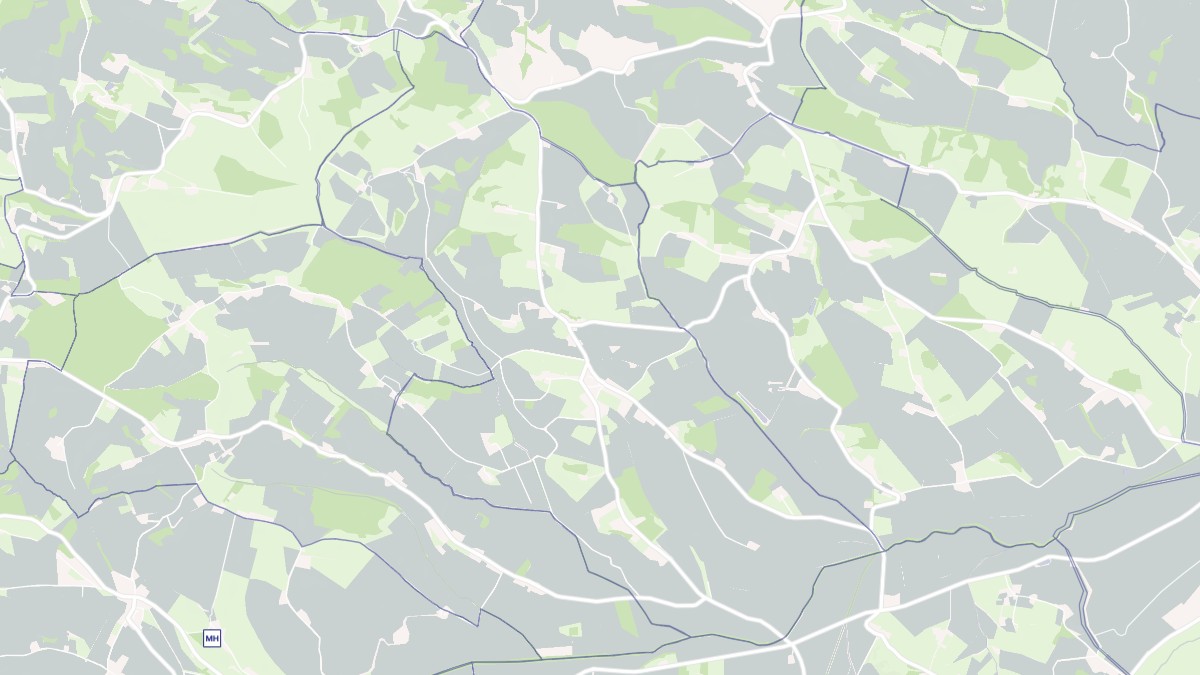 Aperçu cartographique de Sénarens, centré sur la commune