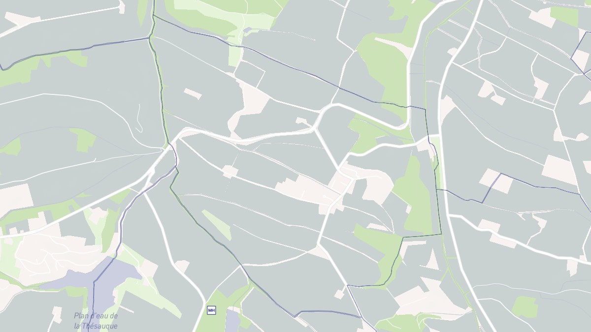 Aperçu cartographique de Seyre, centré sur la commune