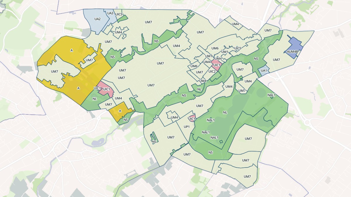 Aperçu cartographique de Tournefeuille, centré sur la commune