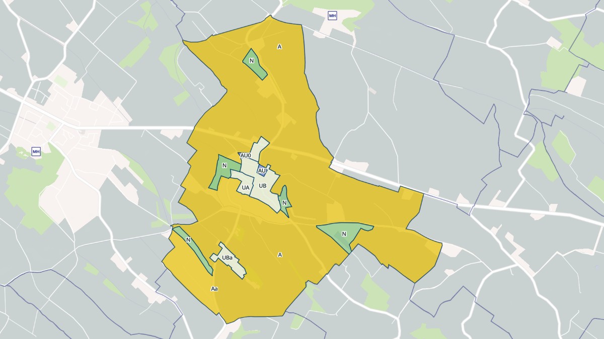 Aperçu cartographique de Varennes, centré sur la commune