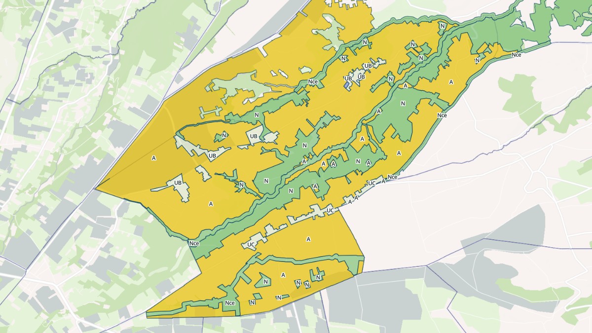 Aperçu cartographique de Villeneuve-Lécussan, centré sur la commune