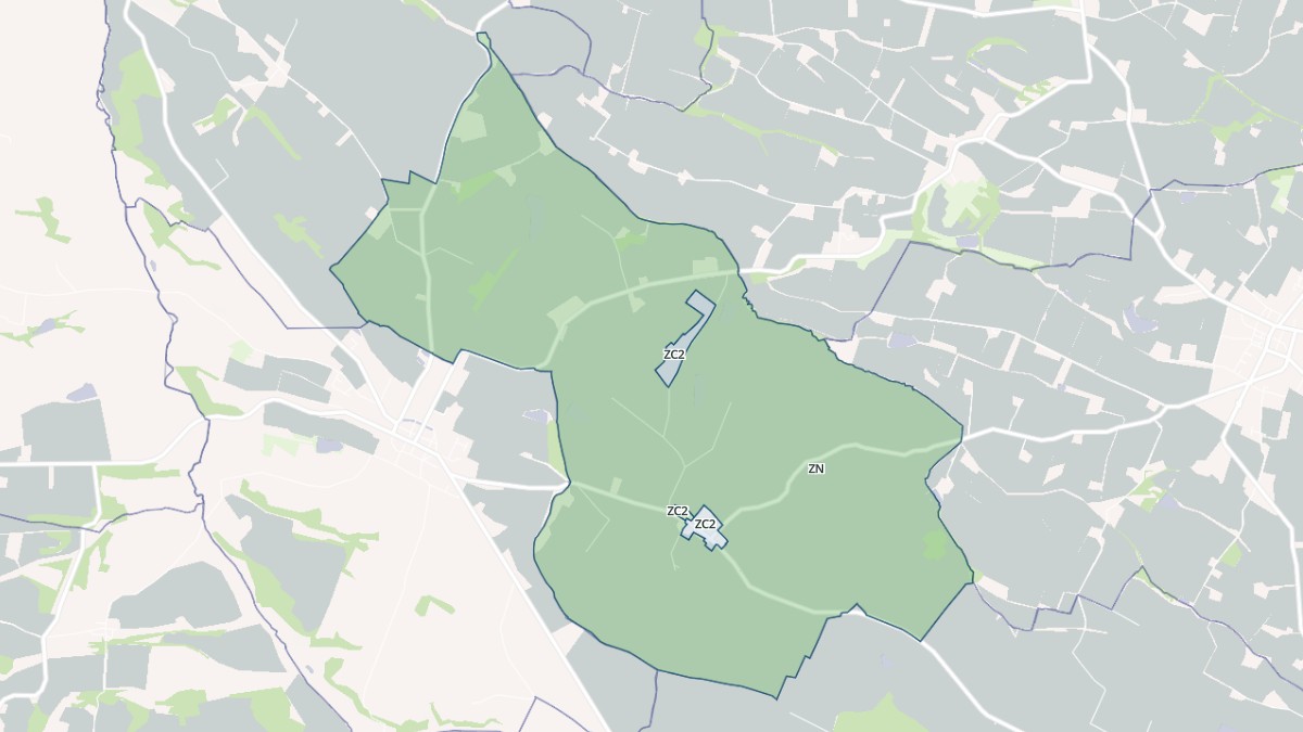 Aperçu cartographique de Ardizas, centré sur la commune