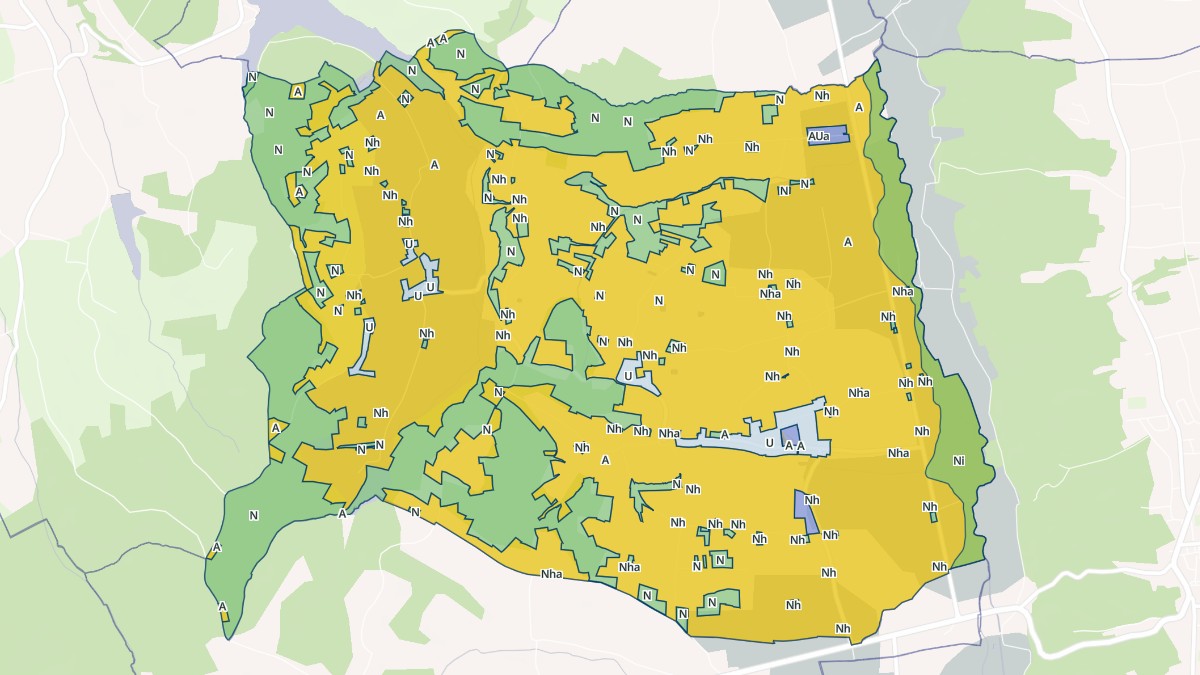 Aperçu cartographique de Aux-Aussat, centré sur la commune