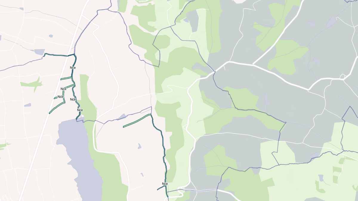 Aperçu cartographique de Bazugues, centré sur la commune