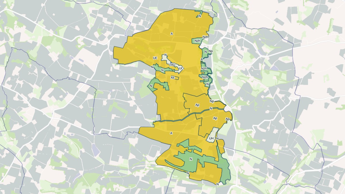 Aperçu cartographique de Beaumont, centré sur la commune
