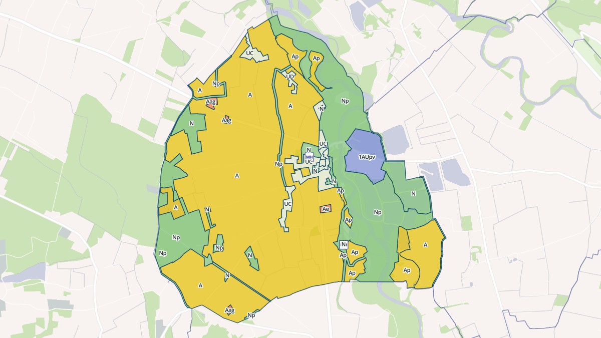 Aperçu cartographique de Cahuzac-sur-Adour, centré sur la commune