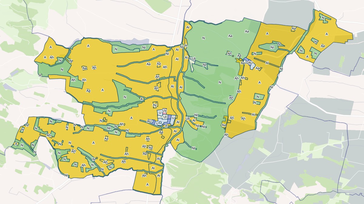 Aperçu cartographique de Clermont-Pouyguillès, centré sur la commune