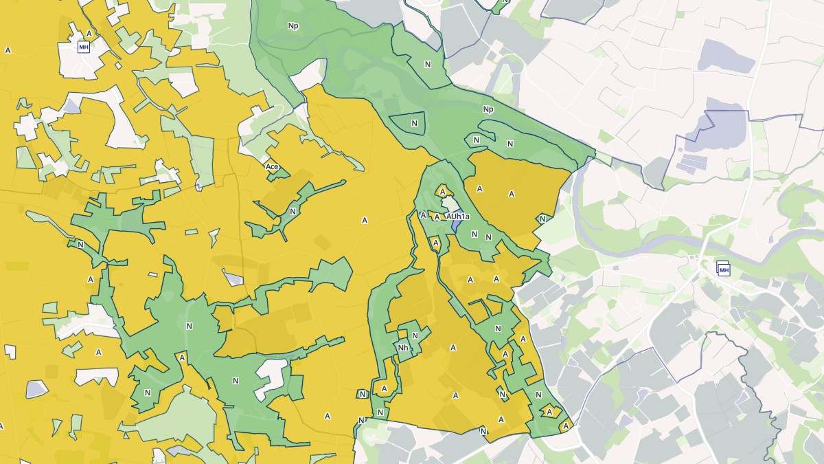 Aperçu cartographique de Corneillan, centré sur la commune