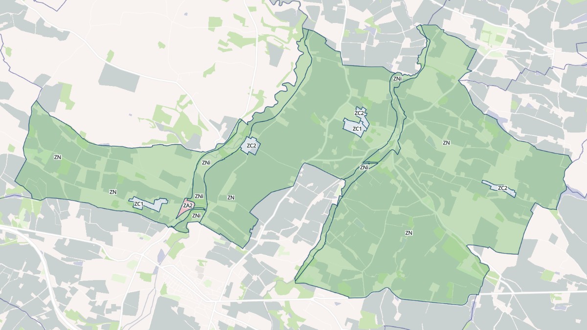 Aperçu cartographique de Escornebœuf, centré sur la commune