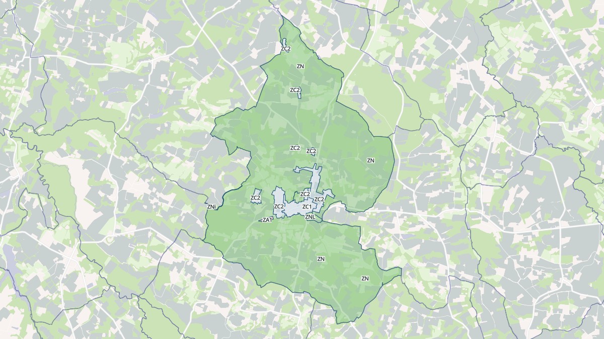 Aperçu cartographique de Estang, centré sur la commune