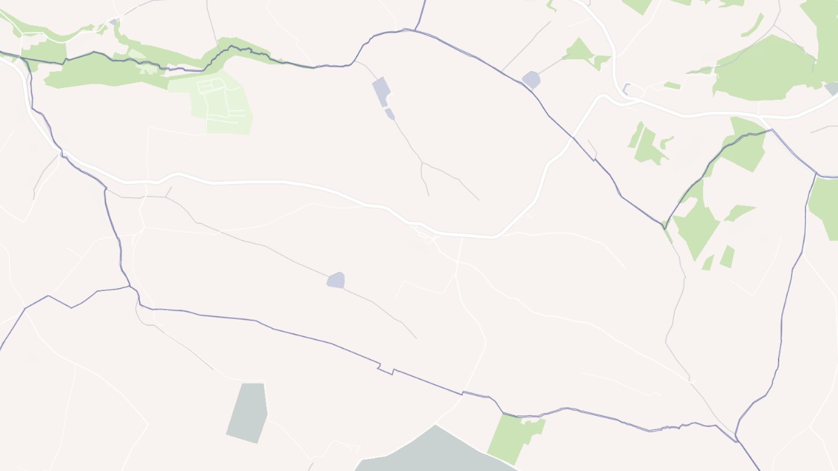 Aperçu cartographique de Gaudonville, centré sur la commune