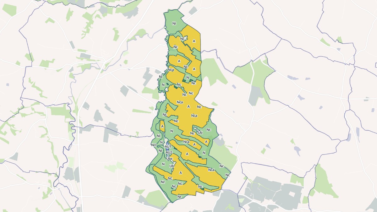 Aperçu cartographique de Gavarret-sur-Aulouste, centré sur la commune
