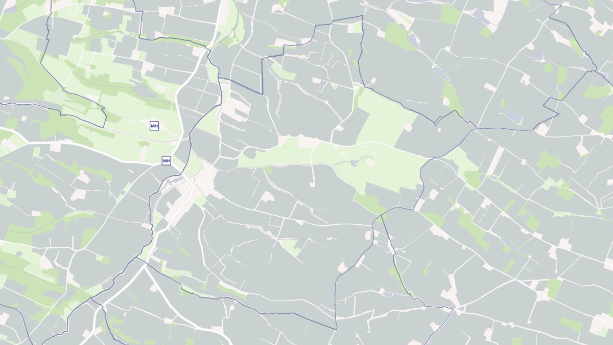 Aperçu cartographique de L'Isle-Arné, centré sur la commune