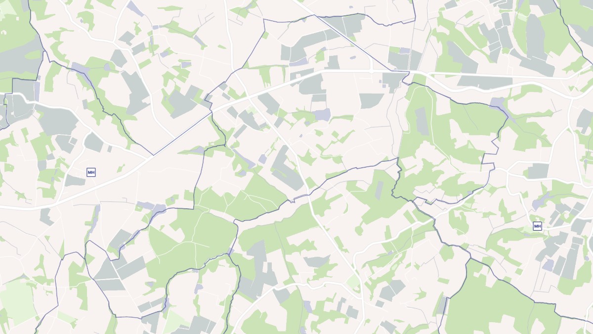 Aperçu cartographique de Lanne-Soubiran, centré sur la commune
