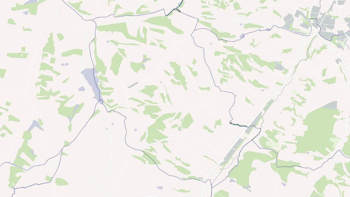 Aperçu cartographique de Lasséran, centré sur la commune