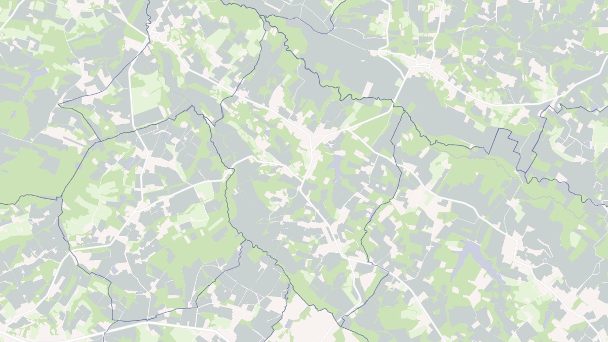 Aperçu cartographique de Laujuzan, centré sur la commune
