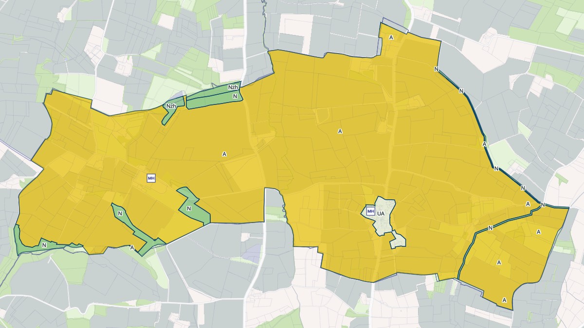 Aperçu cartographique de Mansencôme, centré sur la commune