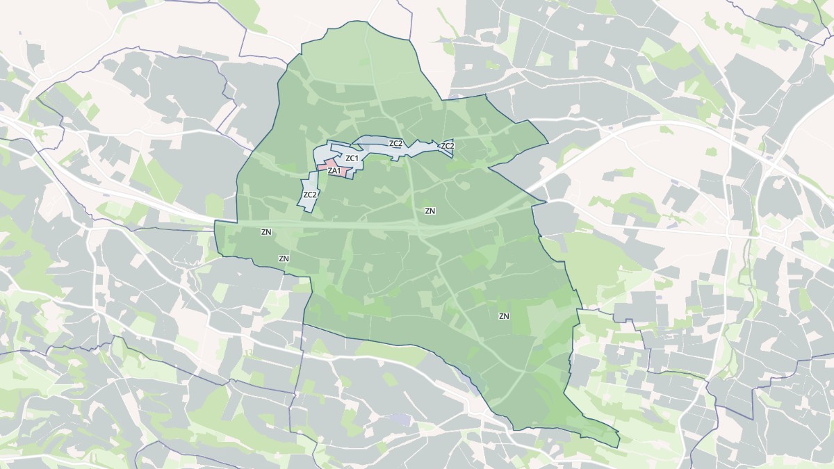 Aperçu cartographique de Marsan, centré sur la commune