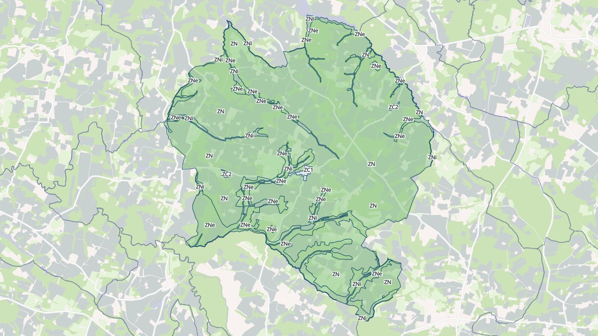 Aperçu cartographique de Mauléon-d'Armagnac, centré sur la commune