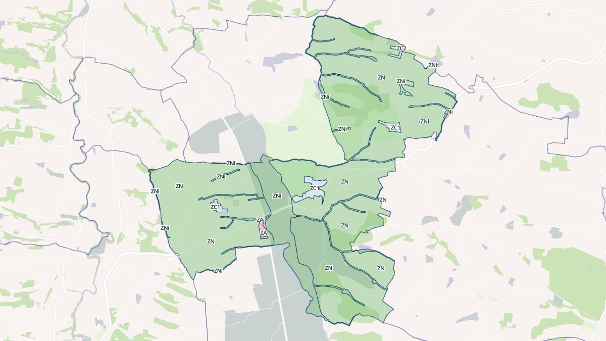 Aperçu cartographique de Miramont-d'Astarac, centré sur la commune