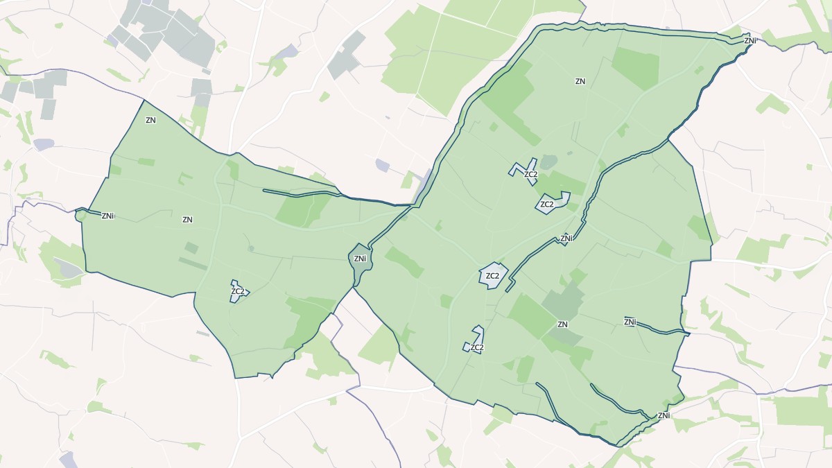 Aperçu cartographique de Préchac, centré sur la commune