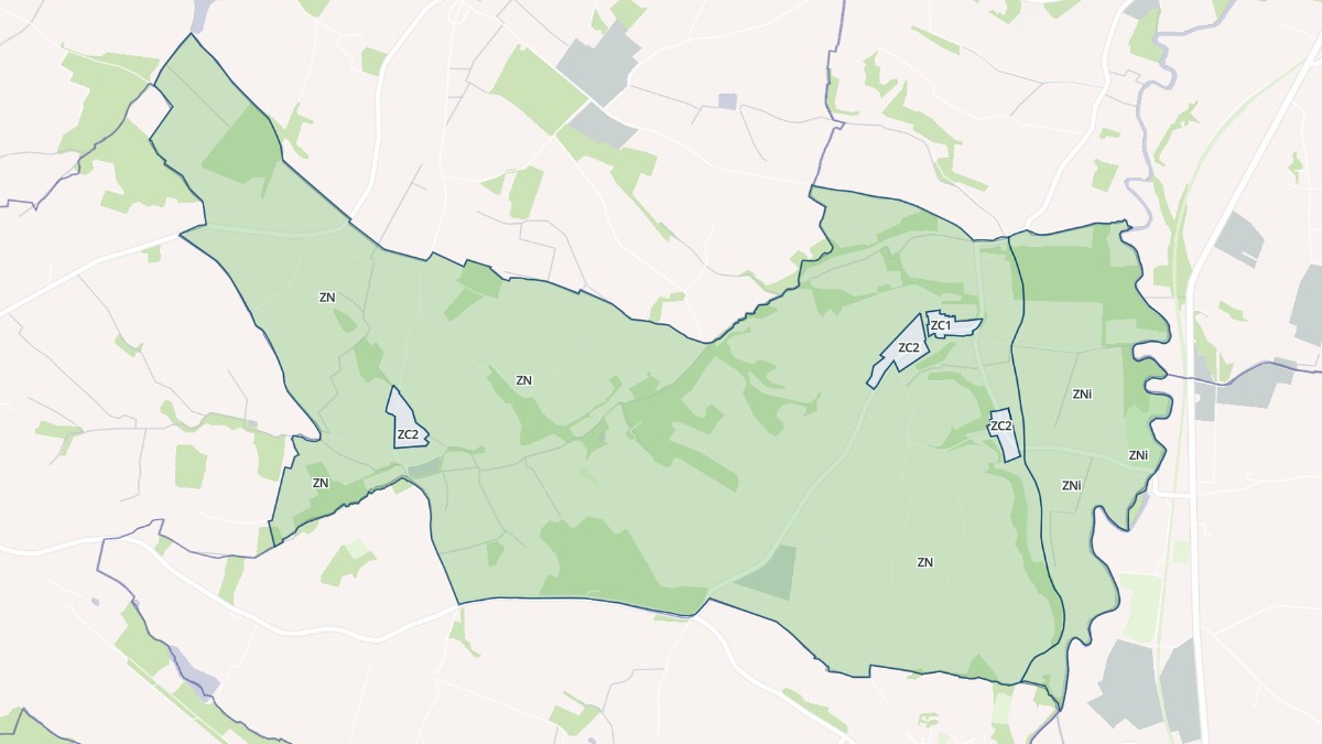 Aperçu cartographique de Puységur, centré sur la commune