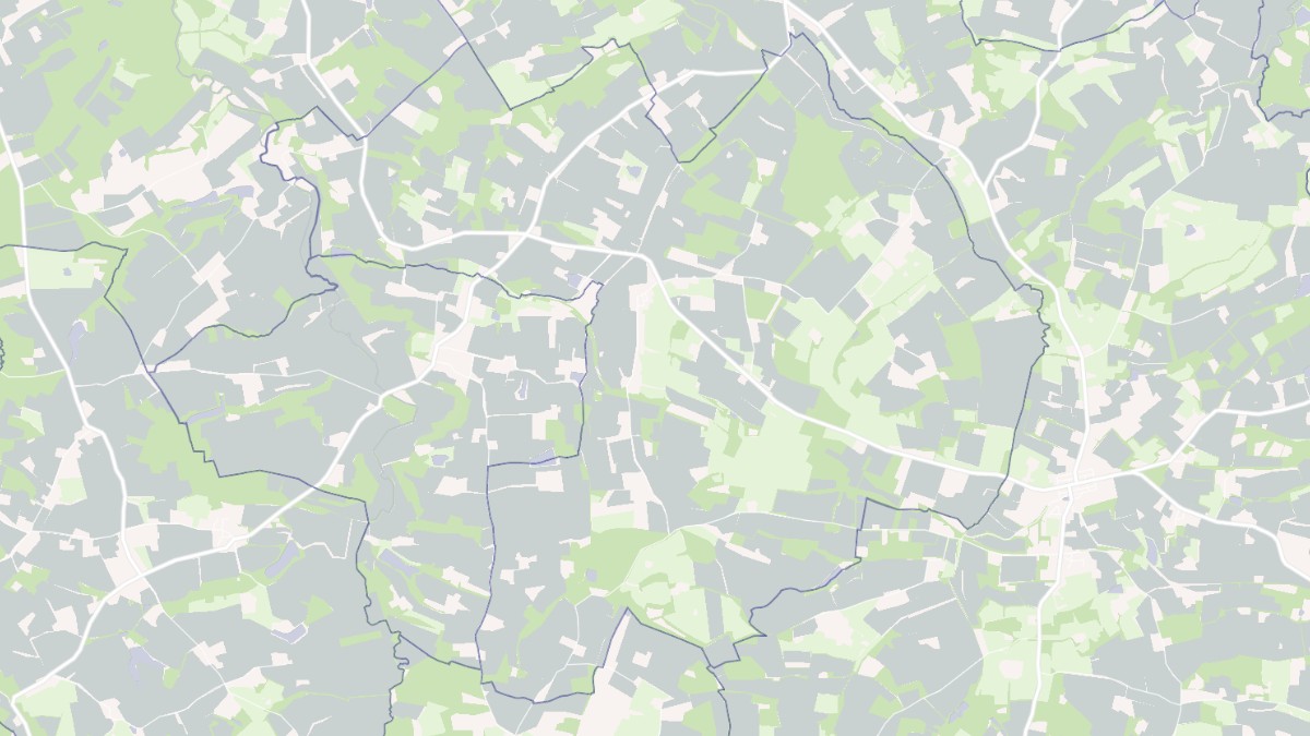 Aperçu cartographique de Ramouzens, centré sur la commune