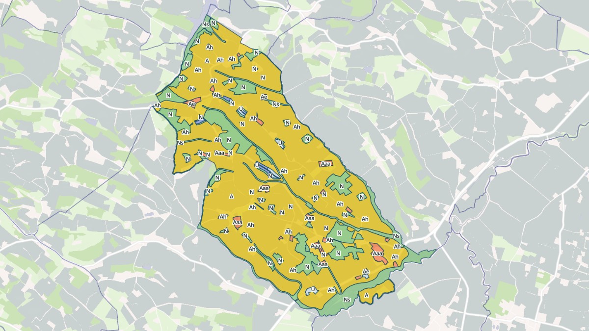 Aperçu cartographique de Sabaillan, centré sur la commune