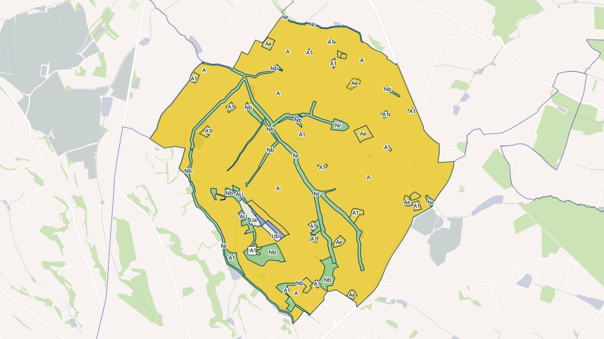 Aperçu cartographique de Saint-Avit-Frandat, centré sur la commune
