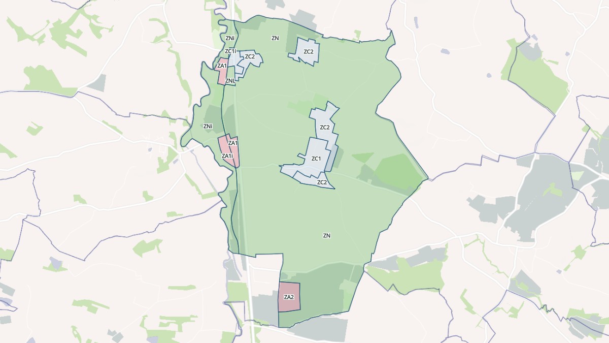 Aperçu cartographique de Sainte-Christie, centré sur la commune