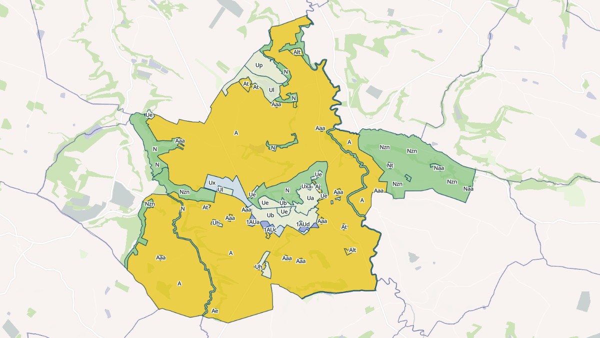 Aperçu cartographique de Saint-Clar, centré sur la commune