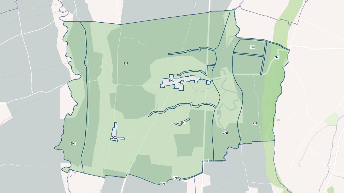 Aperçu cartographique de Saint-Ost, centré sur la commune
