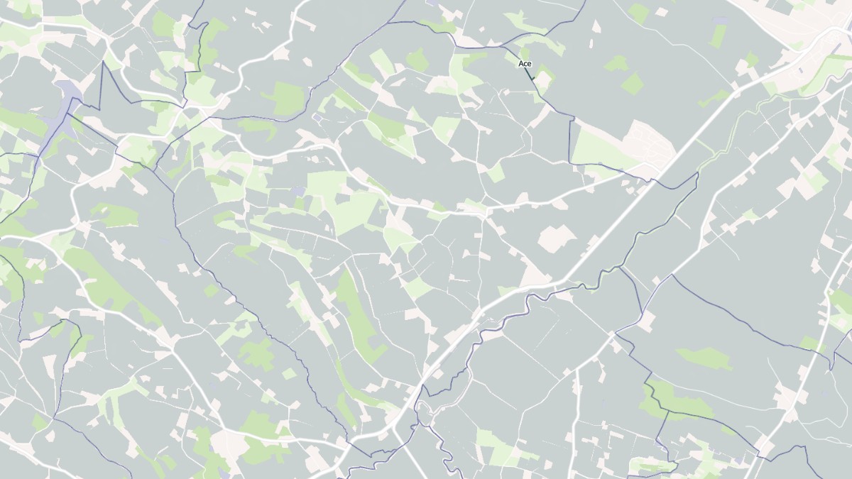 Aperçu cartographique de Sauveterre, centré sur la commune