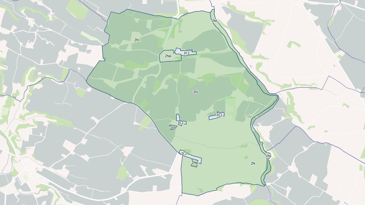 Aperçu cartographique de Sirac, centré sur la commune