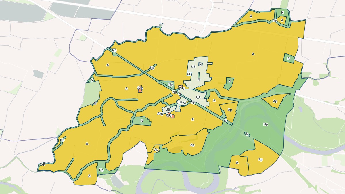 Aperçu cartographique de Tarsac, centré sur la commune