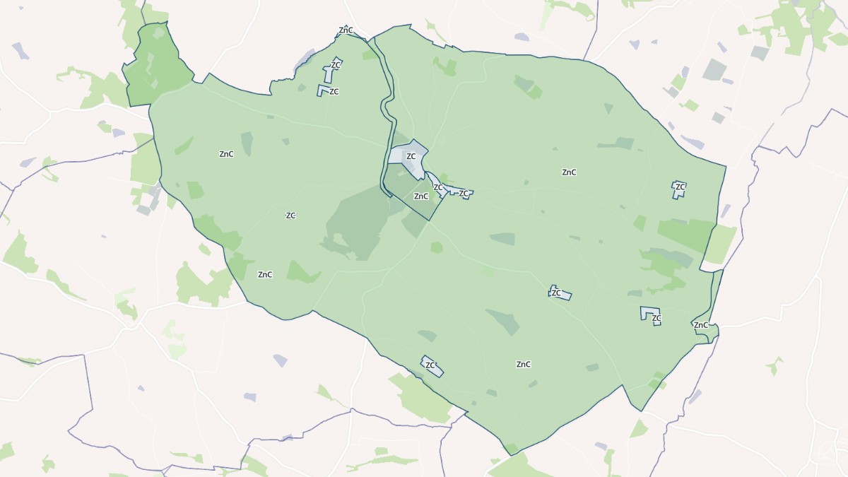 Aperçu cartographique de Terraube, centré sur la commune