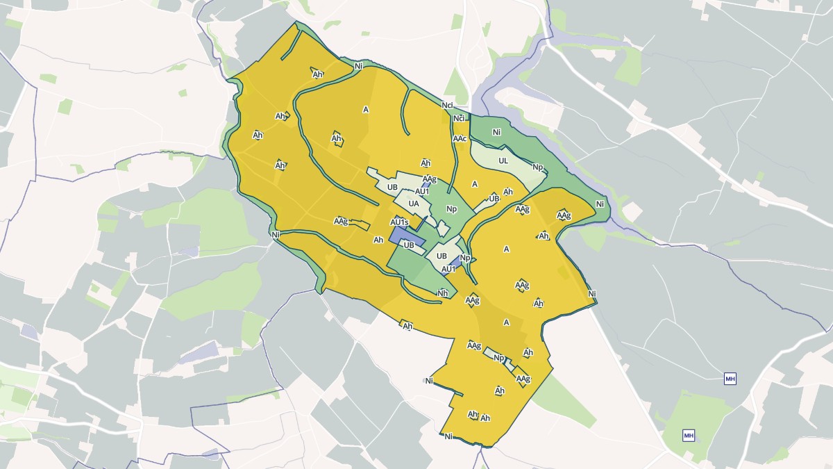 Aperçu cartographique de Thoux, centré sur la commune