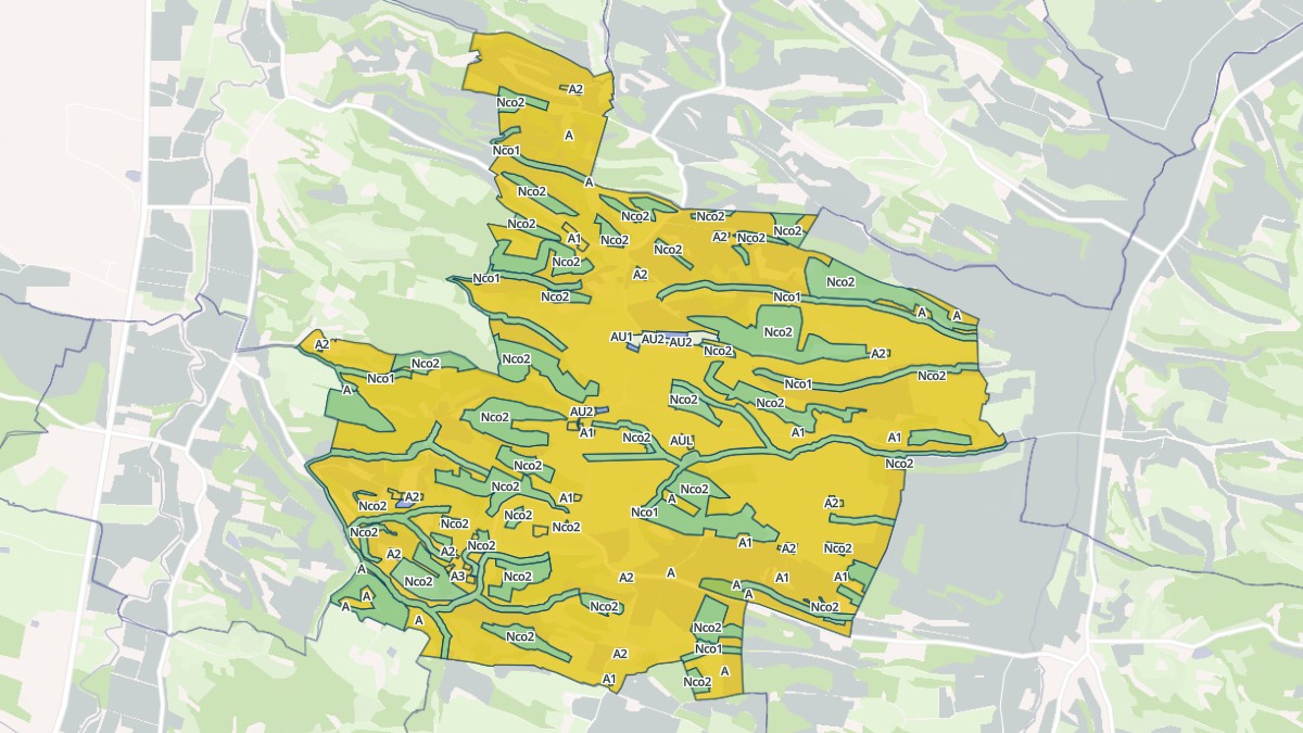 Aperçu cartographique de Traversères, centré sur la commune
