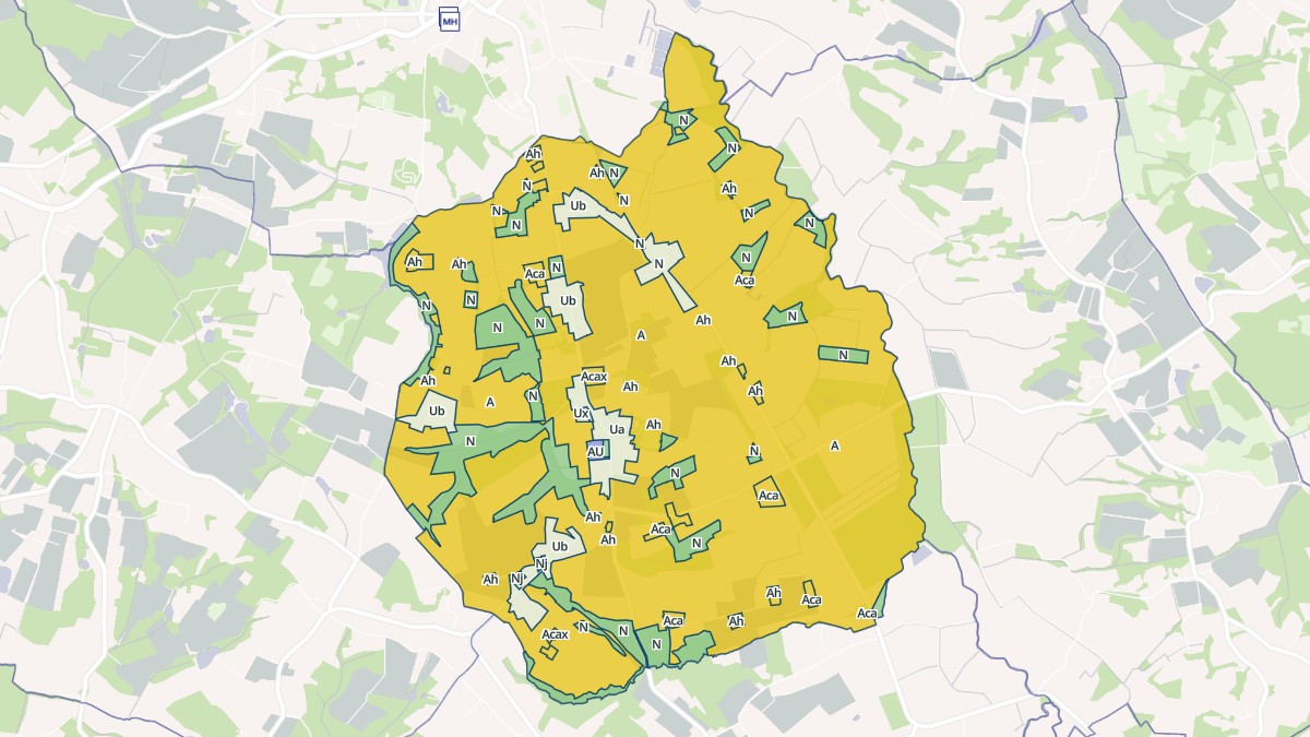 Aperçu cartographique de Urgosse, centré sur la commune